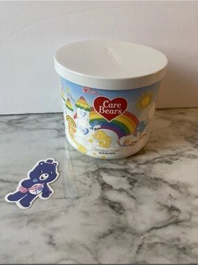 New Goose Creek x Care Bears Care A Lot candle w/sticker & socks limited edition